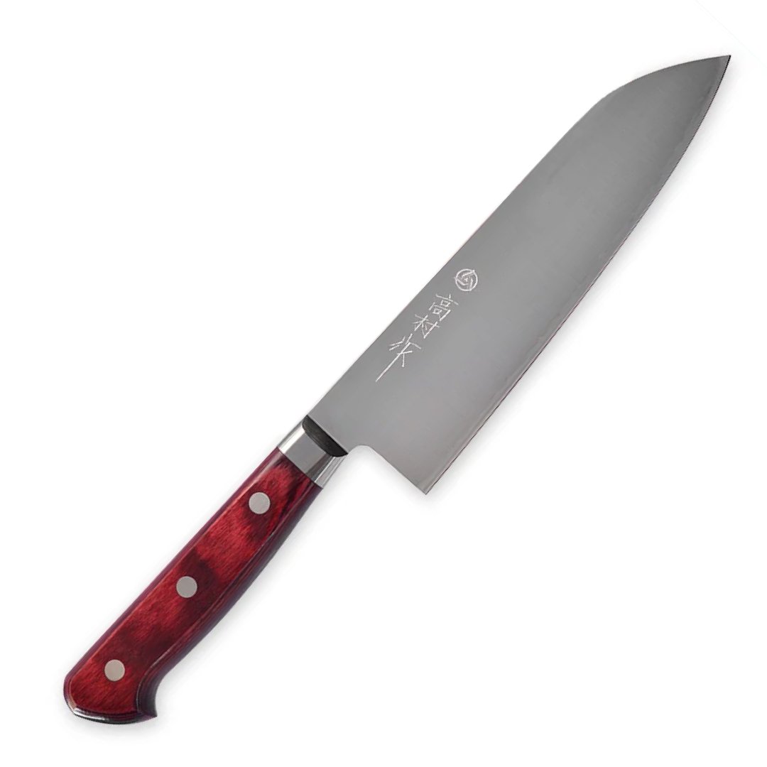Takamura Aka SG2 Santoku 180mm