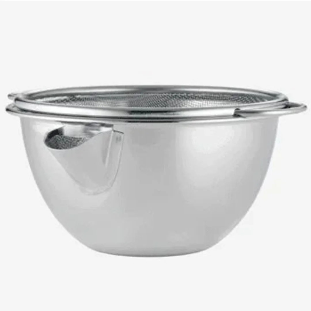 Kajidonya Bol à bec verseur et Passoire 1200ml