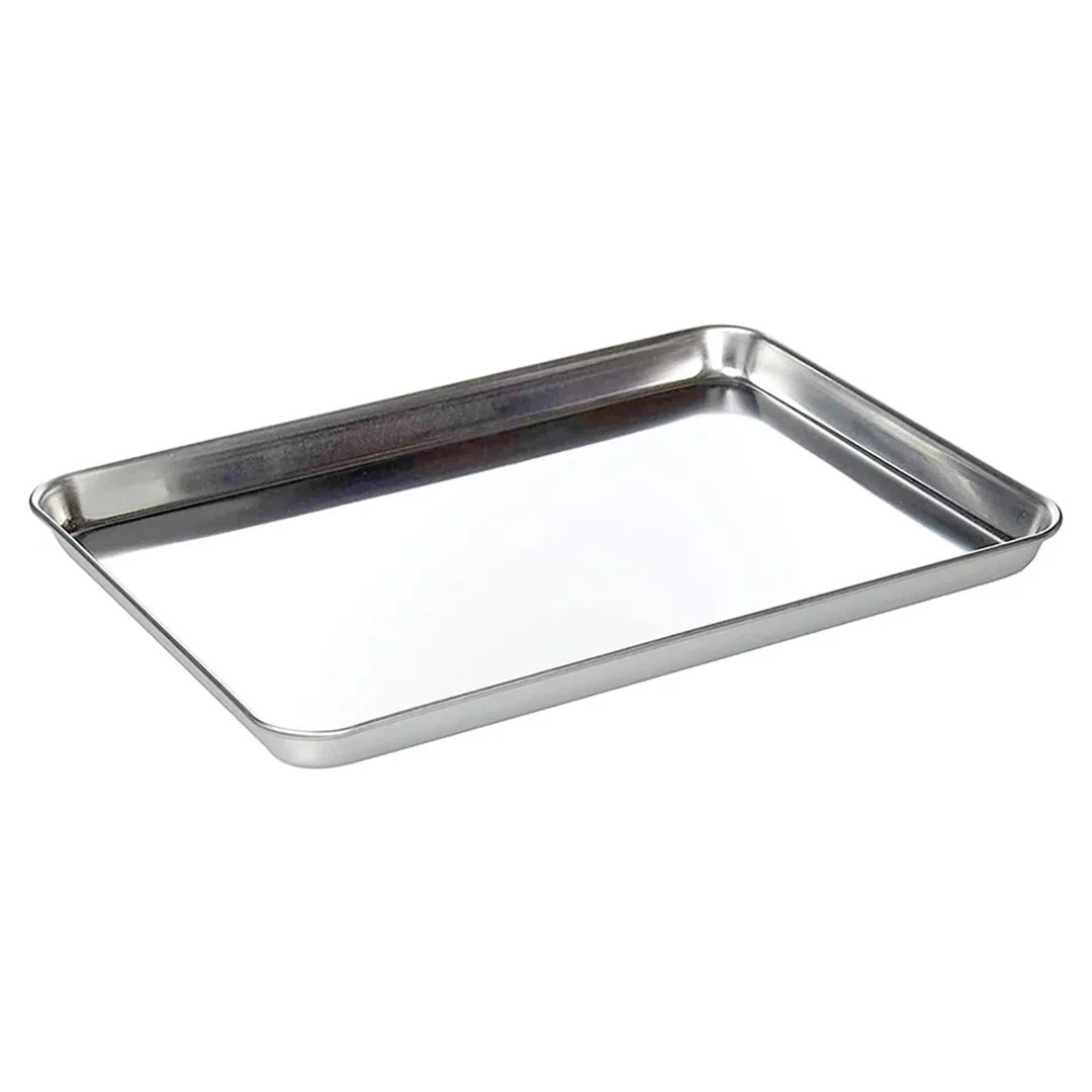 Plateau de préparation du chef en acier inoxydable 12 inch