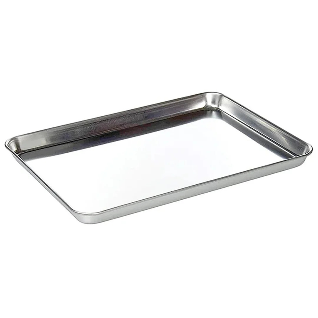 Plateau de préparation du chef en acier inoxydable de 8 inch