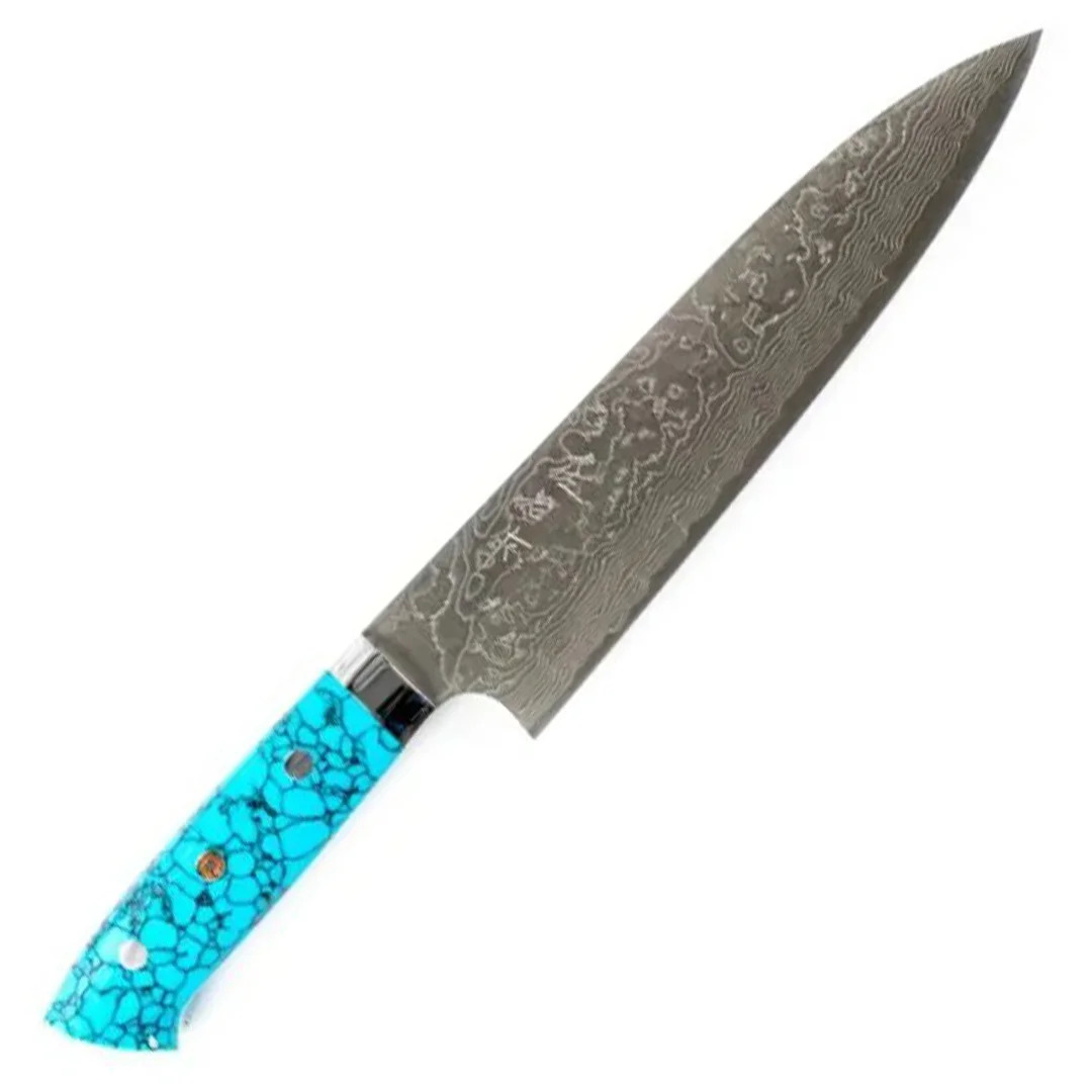 Saji SG2 Bleu Turqoise Gyuto