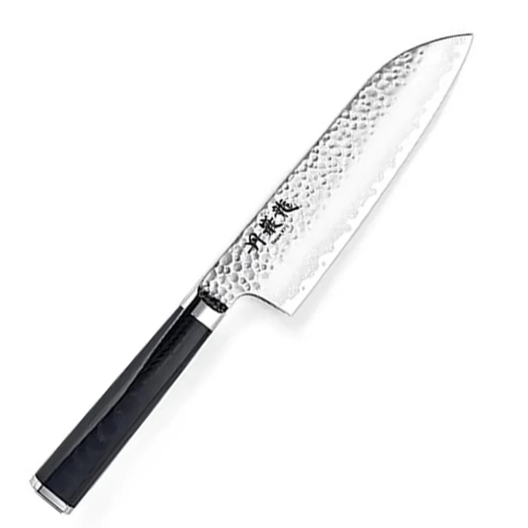 Tanganryu Ryusen VG10 67 couches Santoku 170mm (2)