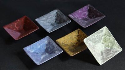 Lin Coupelle carrée en porcelaine (3 couleurs)