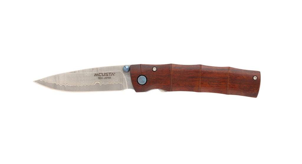 Mcusta Couteau pliant 33 Layers Marron