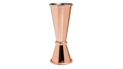 Jinza Jigger plaqué cuivre 25/50ml