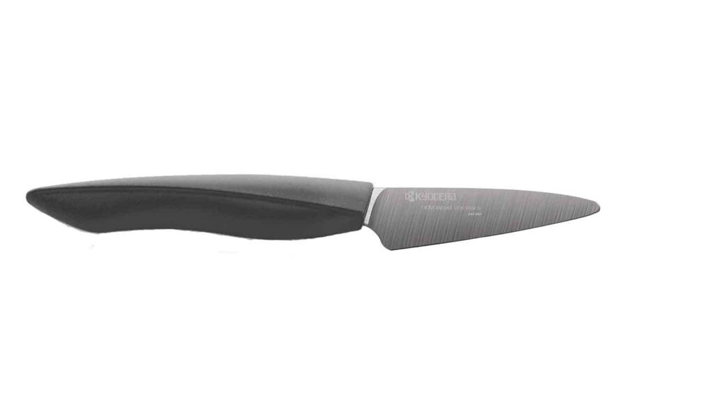 Couteau d'office de chef Kyocera Shin en céramique noire