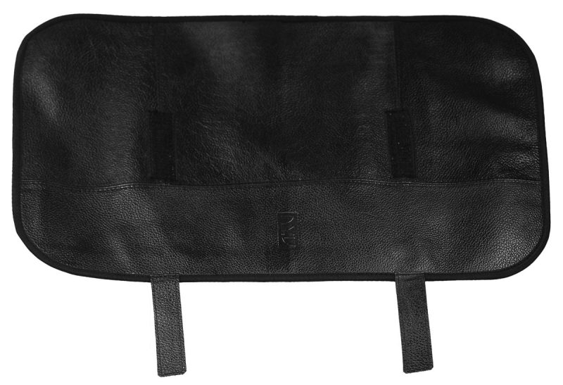 Rouleau à couteaux en cuir Noir, Marron (2 couleurs, 3 tailles)