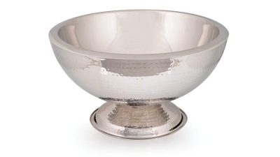 Bol refroidisseur en acier inoxydable Hammered Fi BELLAGIO WineChampagne Bowl Coole
