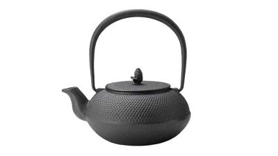 Théière en fonte noire Arare