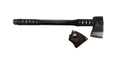 Hache japonaise en forme Trade Axe avec étui 450mm