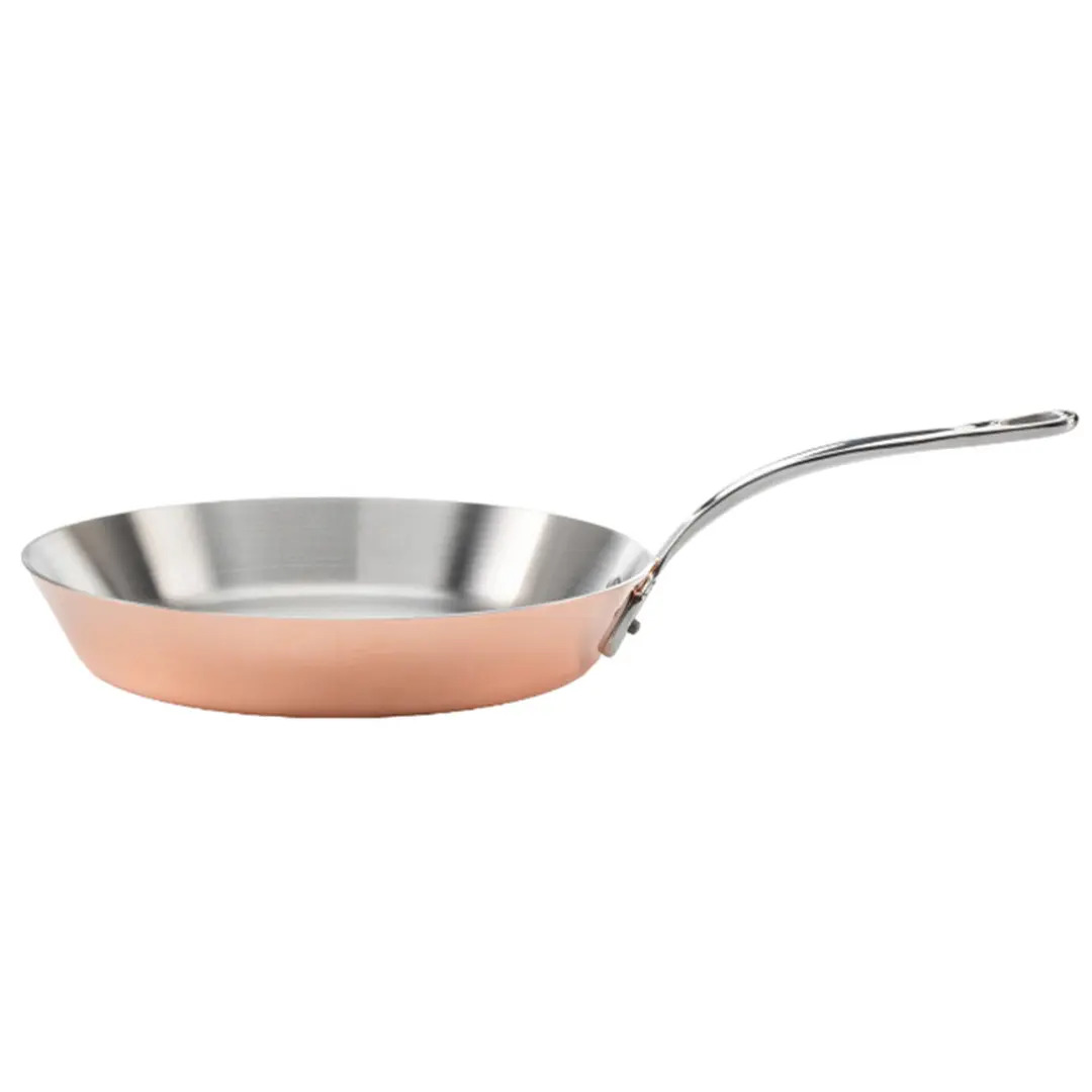 poêle à frire en cuivre à induction