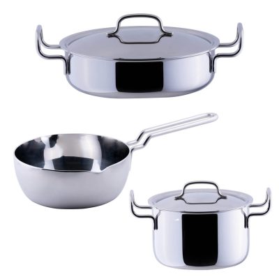 Hattori Geo Pots & Pans Set of 3