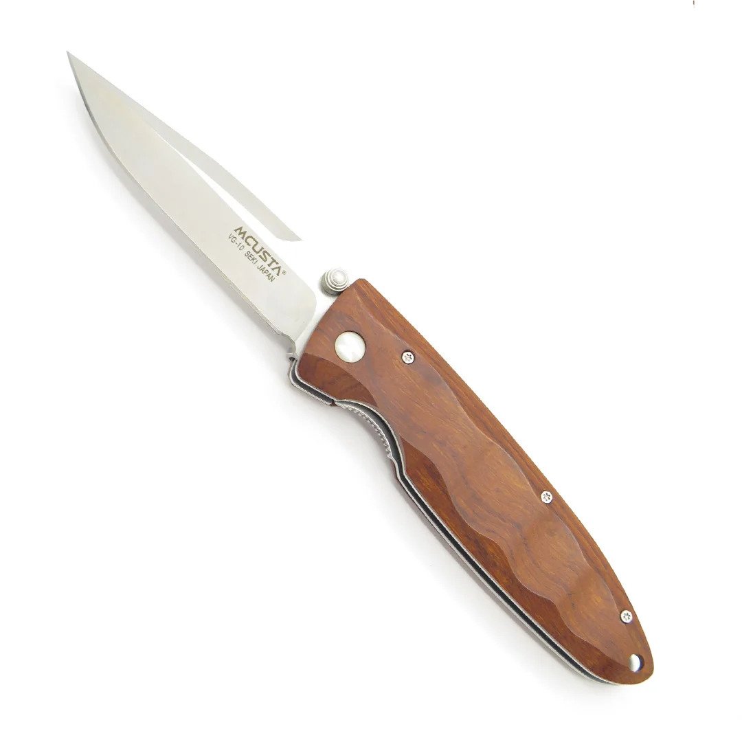 Mcusta Couteau pliant Classic Wave Ironwood
