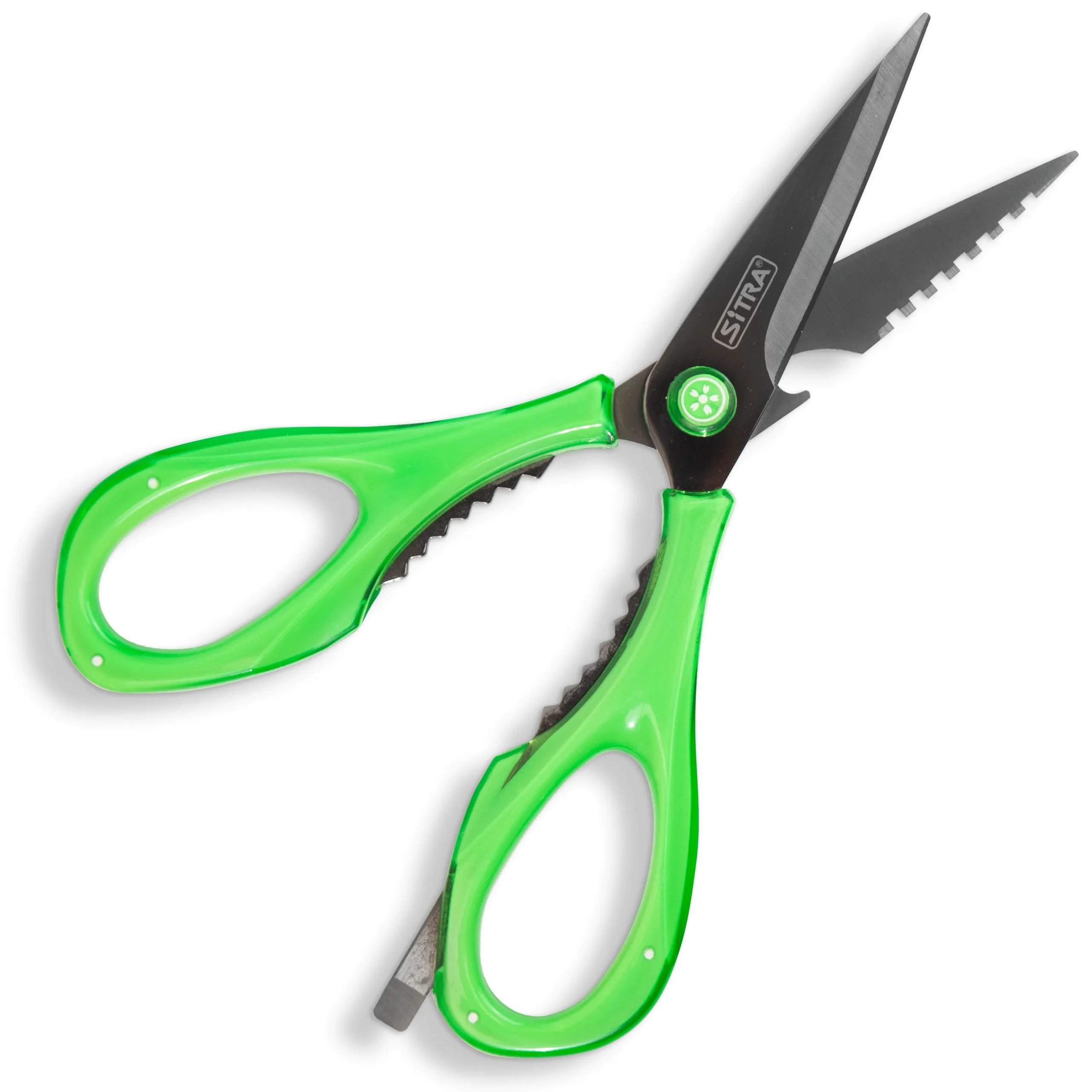 Ciseaux Sitra en cristal vert 1
