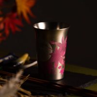 Three snow - Momiji copper and tin small Vacuum glass